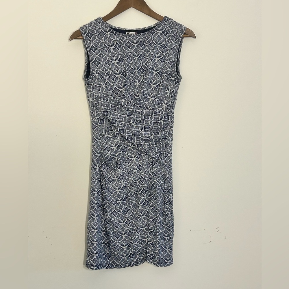 KUT from the Kloth Blue Geometric Sleeveless Sheath Dress 4P